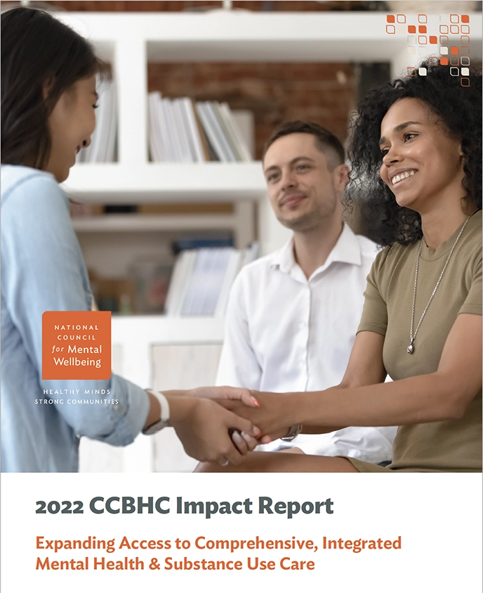 cover of 2022 CCBHC Impact Report
