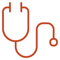icon of a stethoscope
