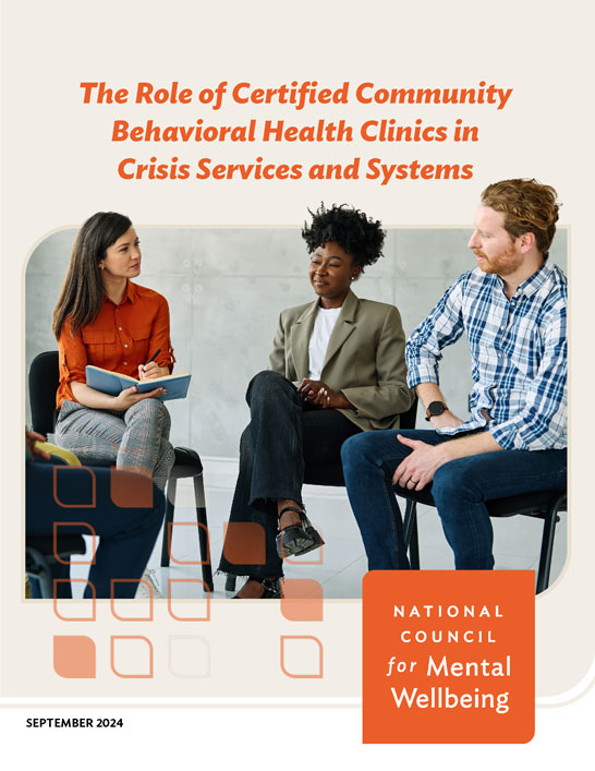 an image of a pdf cover with three people sitting and talking