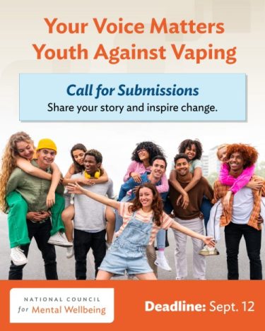 youth against vaping social media graphic