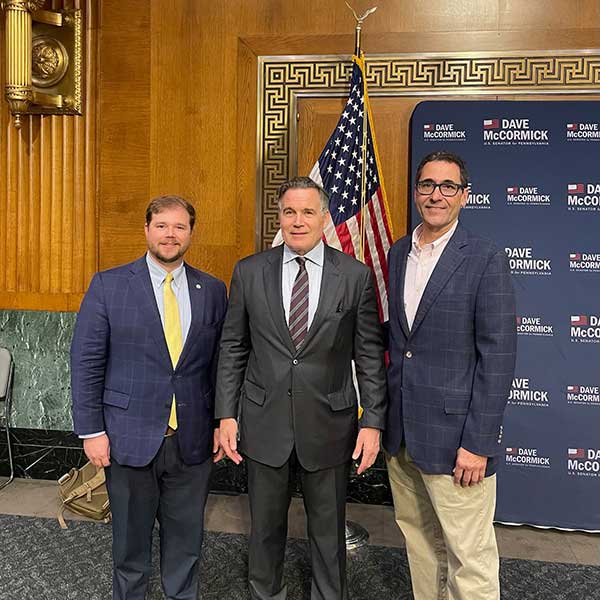 Richard-with-Sen-McCormick-and-Pyramid-VP-of-GA-Collan-Rosier