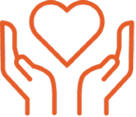 icon of hands around heart