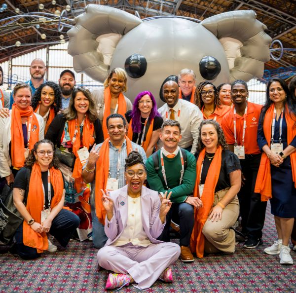 mhfa summit attendees pose for a group photo