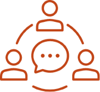 collaboration and training icon