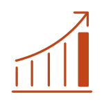 icon of an arrow going up a graph