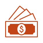 icon of dollar bills